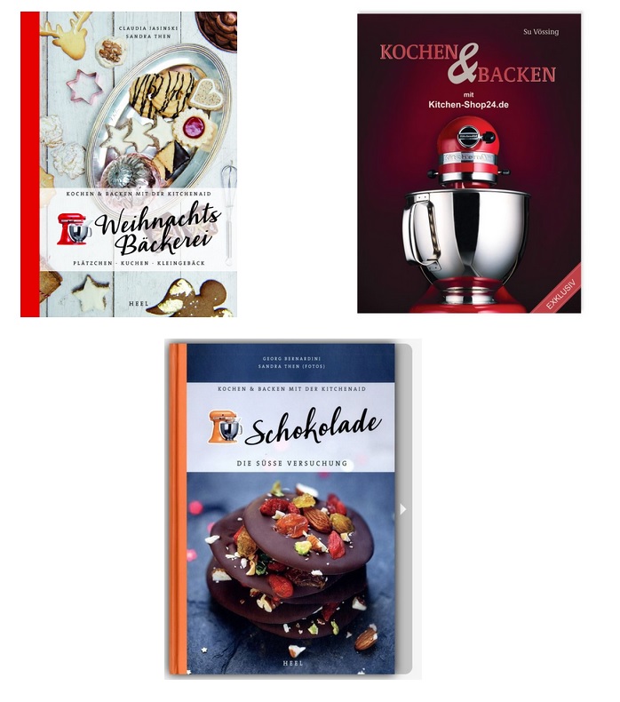KitchenAid KitchenAid Rezeptbuch Set - drei kreative  Bücher