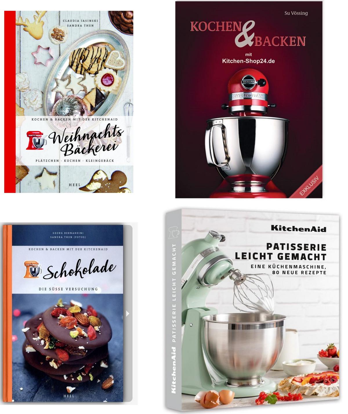 KitchenAid KitchenAid Rezeptbuch Set - vier kreative  Bücher